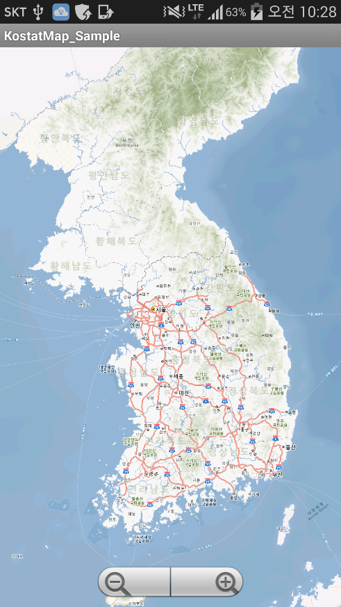 지도확대축소