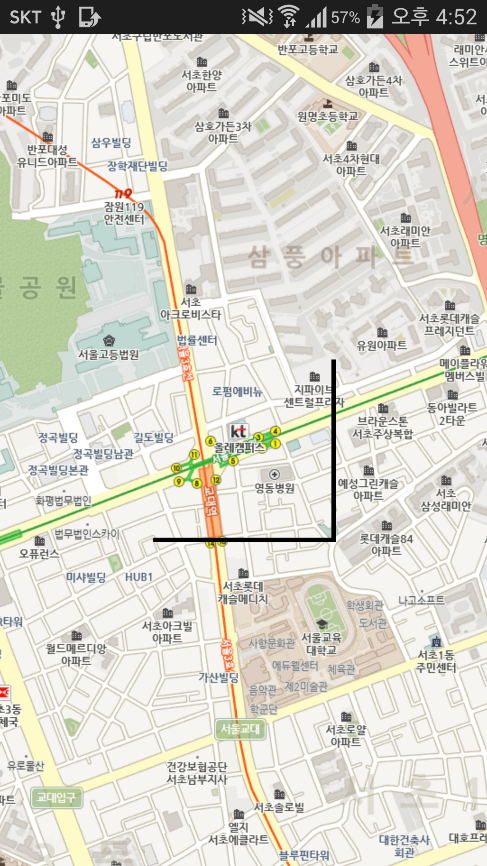 폴리라인 생성