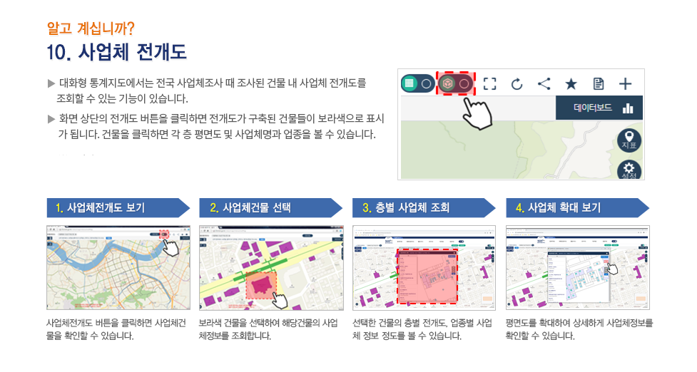 대화형통계지도이용안내