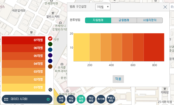 범례 설정